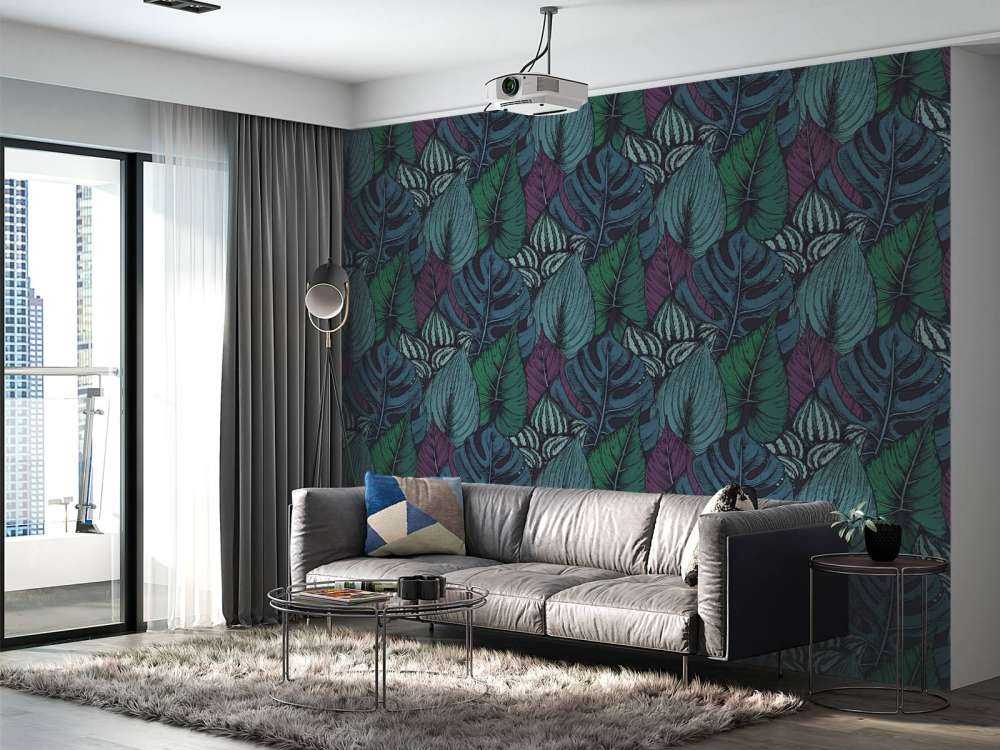 Tropical leaf pattern
