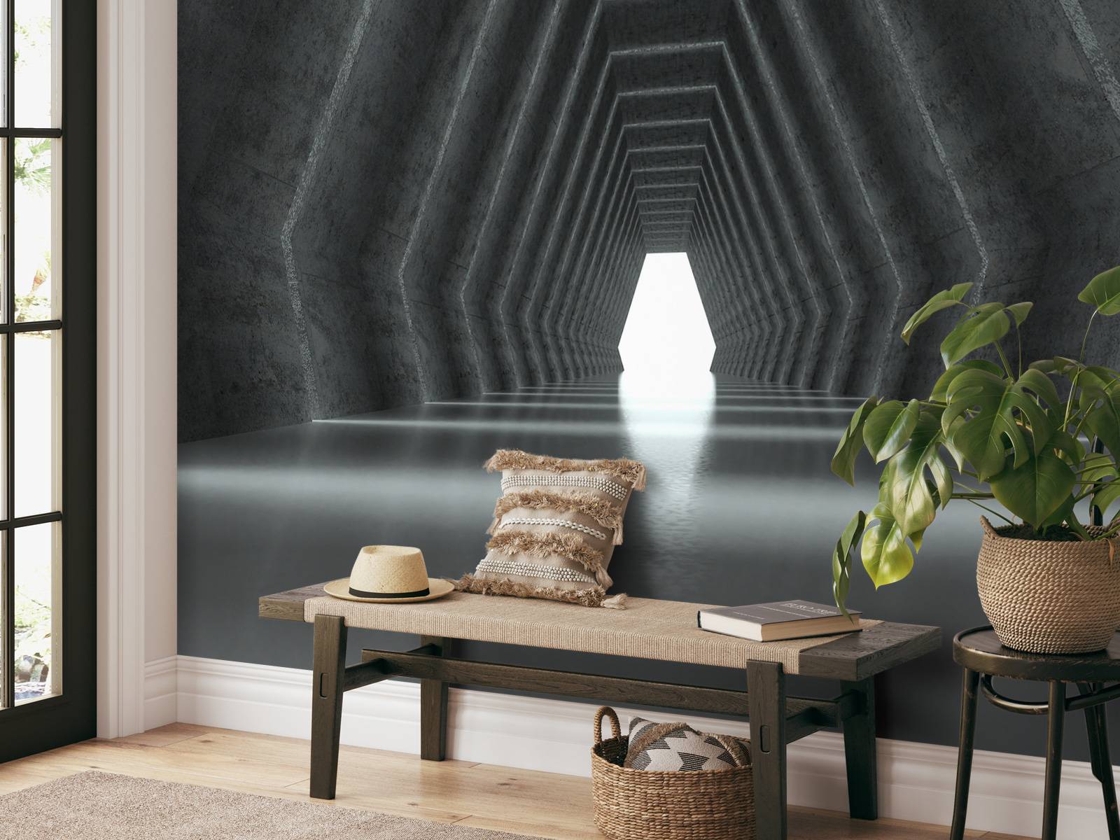 Dark hall