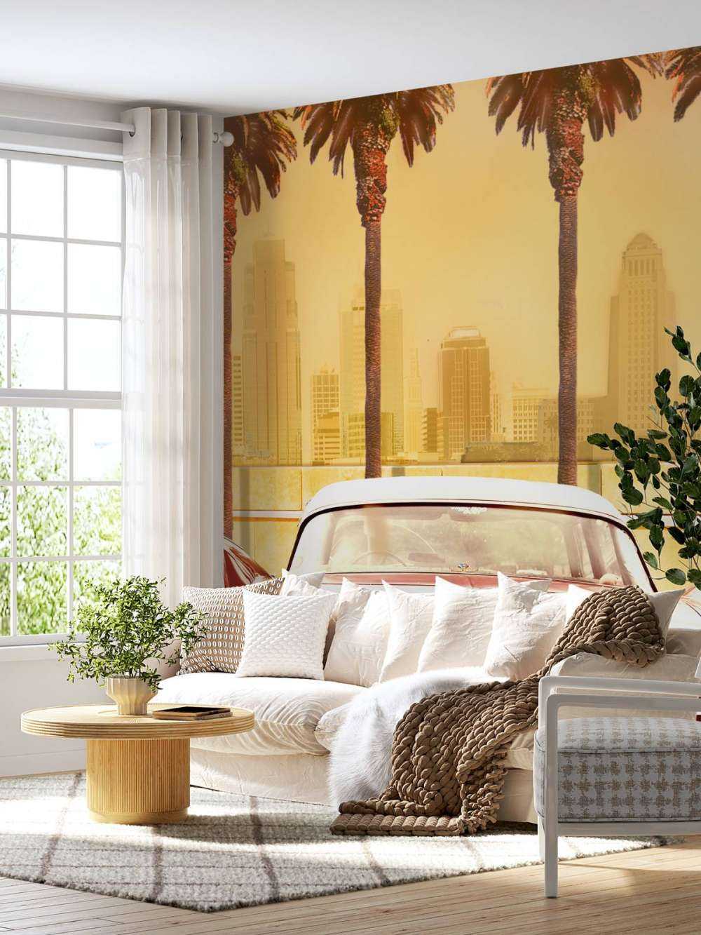 Plymouth savoy with palms
