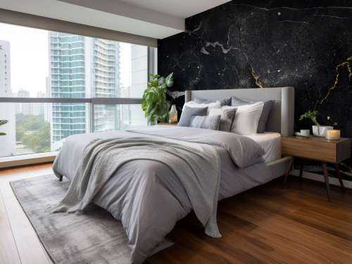 Classic dark marble