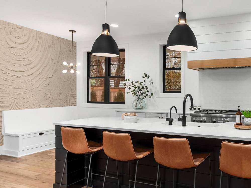 Organic shapes and lines in taupe