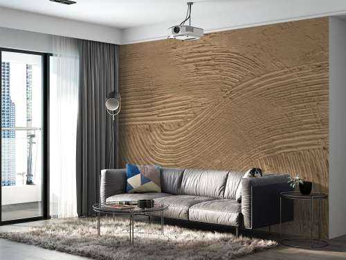 Textured lines in gold brown