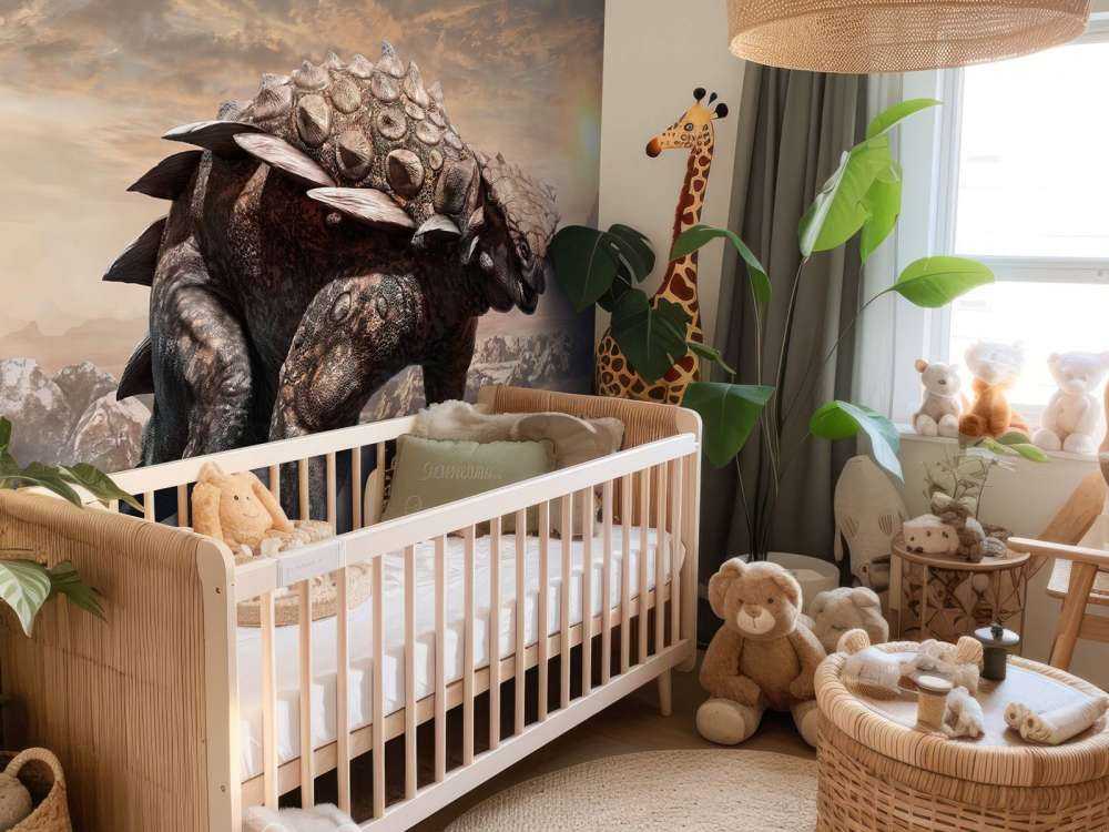 Dinosaur in a deserted area