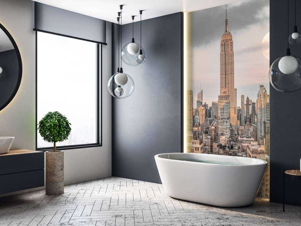 Empire State Building with skyline