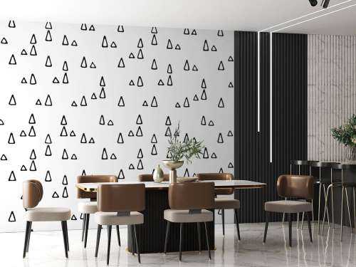 Triangles black and white