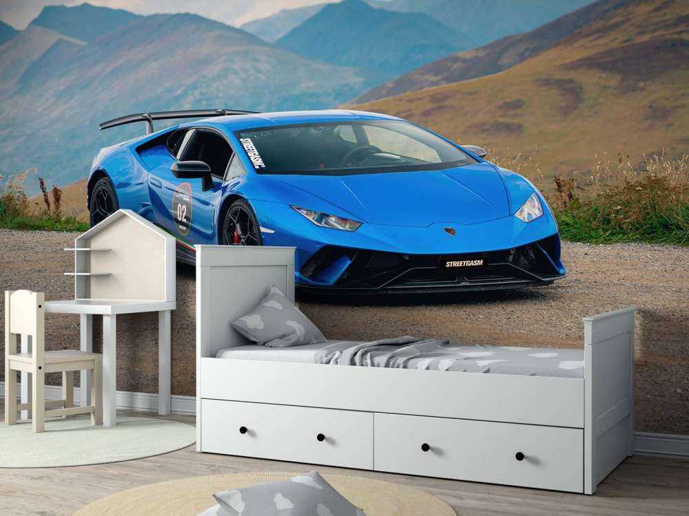 Lamborghini Huracán STO in the mountains
