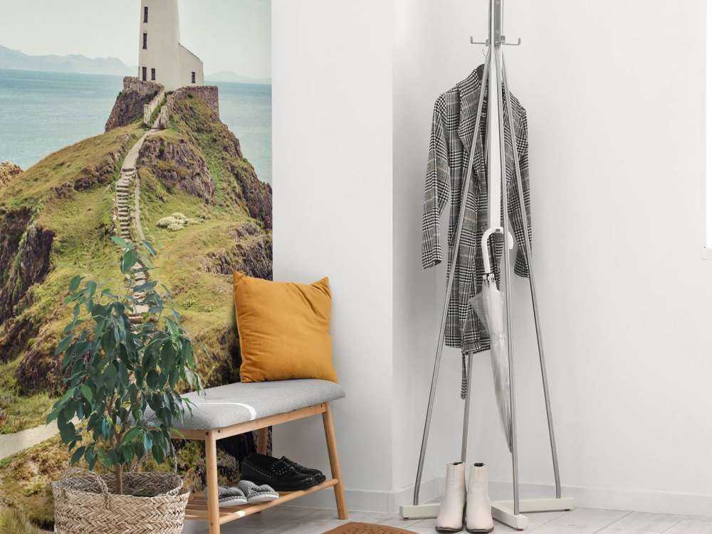 Lighthouse on a rocky outcrop