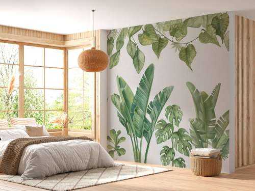 Tropical jungle plants