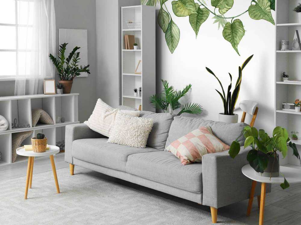 Hanging watercolour leaves