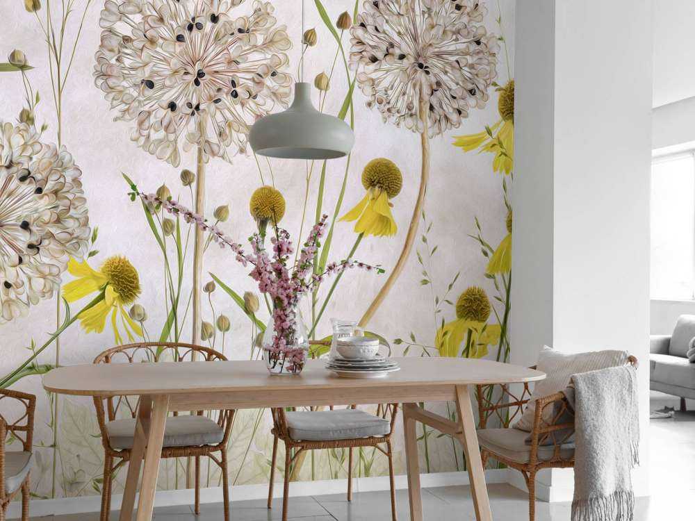 Alliums and heleniums