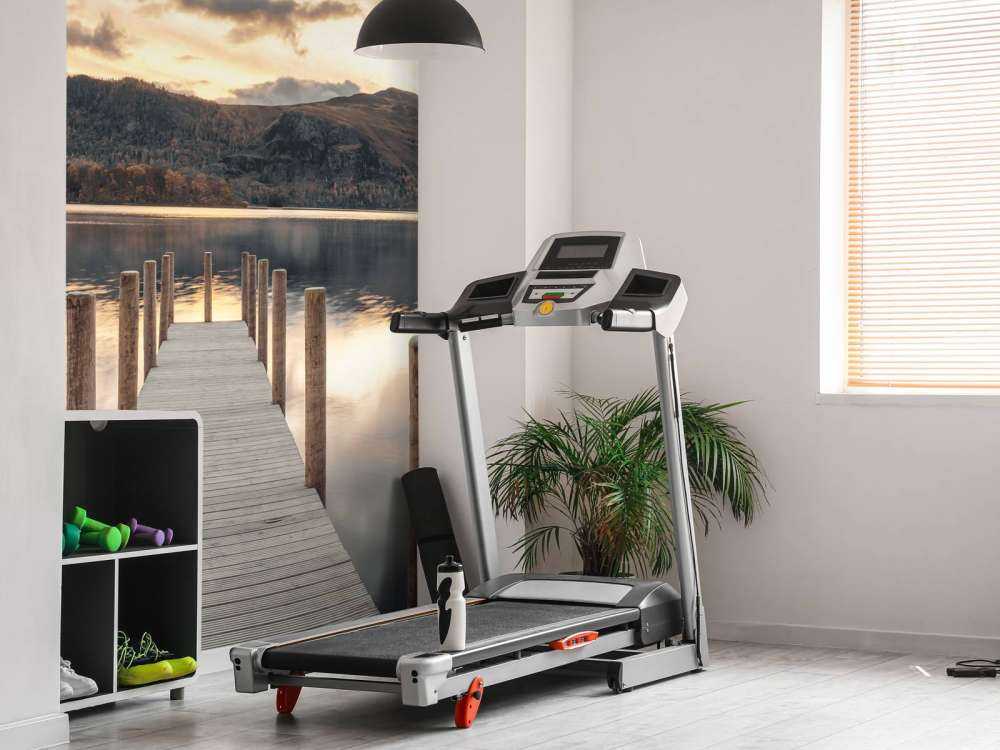 Wooden jetty at a lake