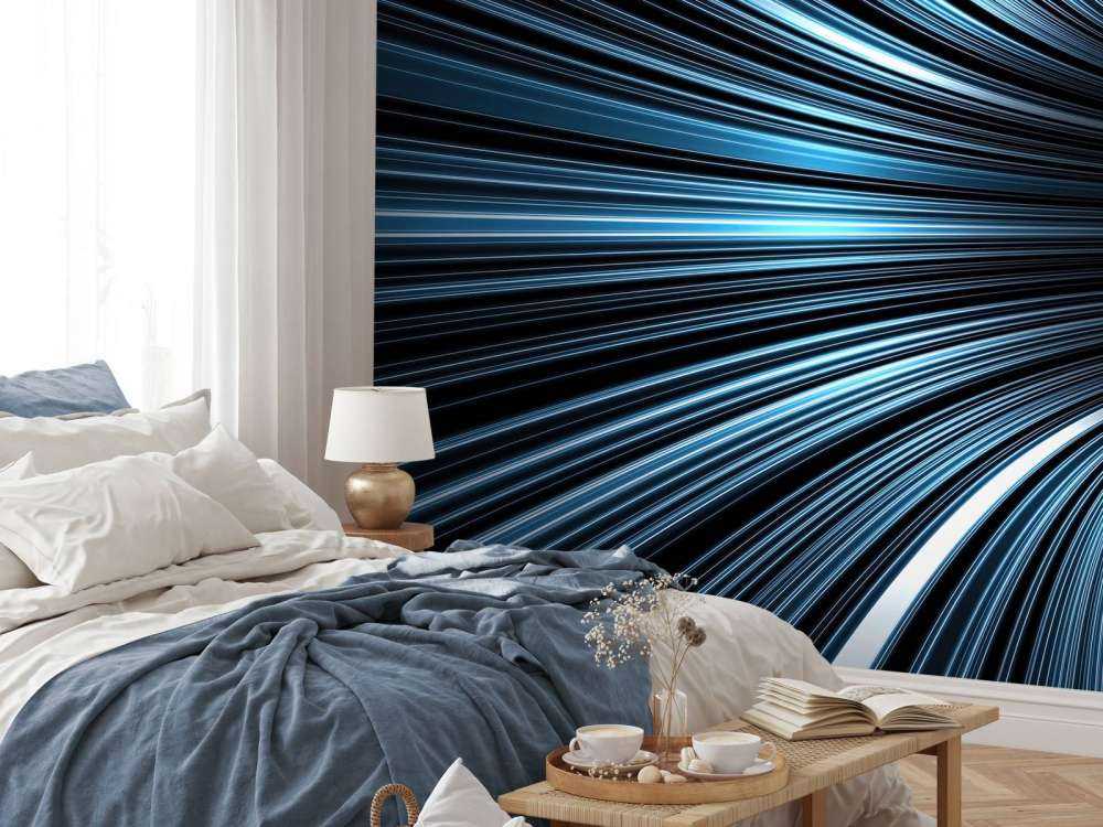 Futuristic 3D tunnel