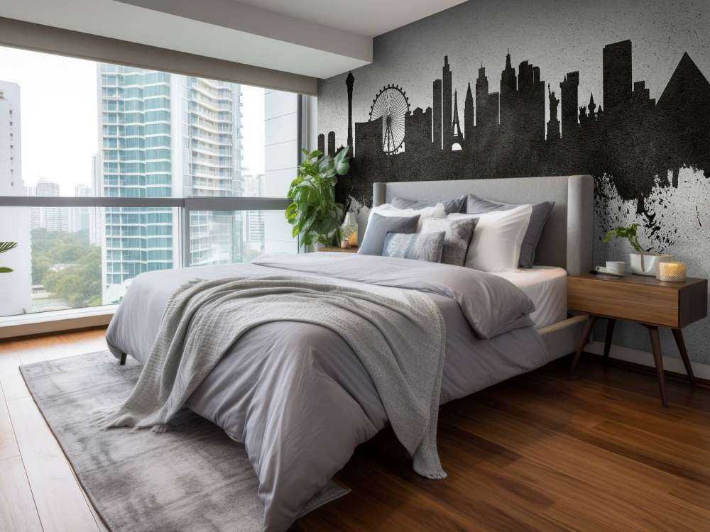 Watercolor skyline, Las Vegas