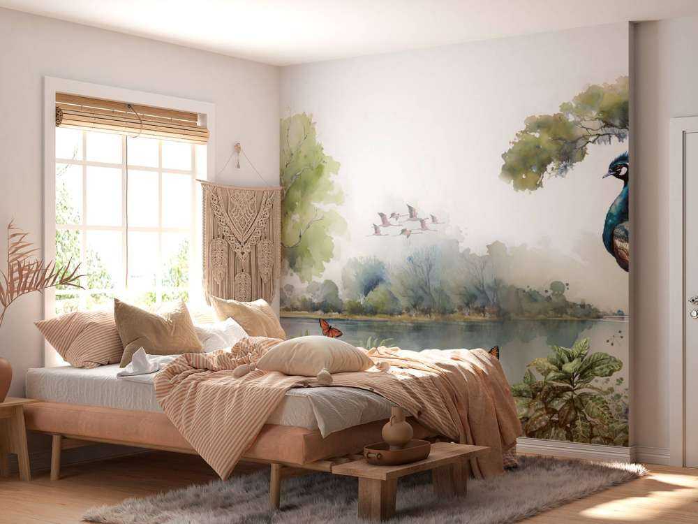 Peacock Paradise by the Water