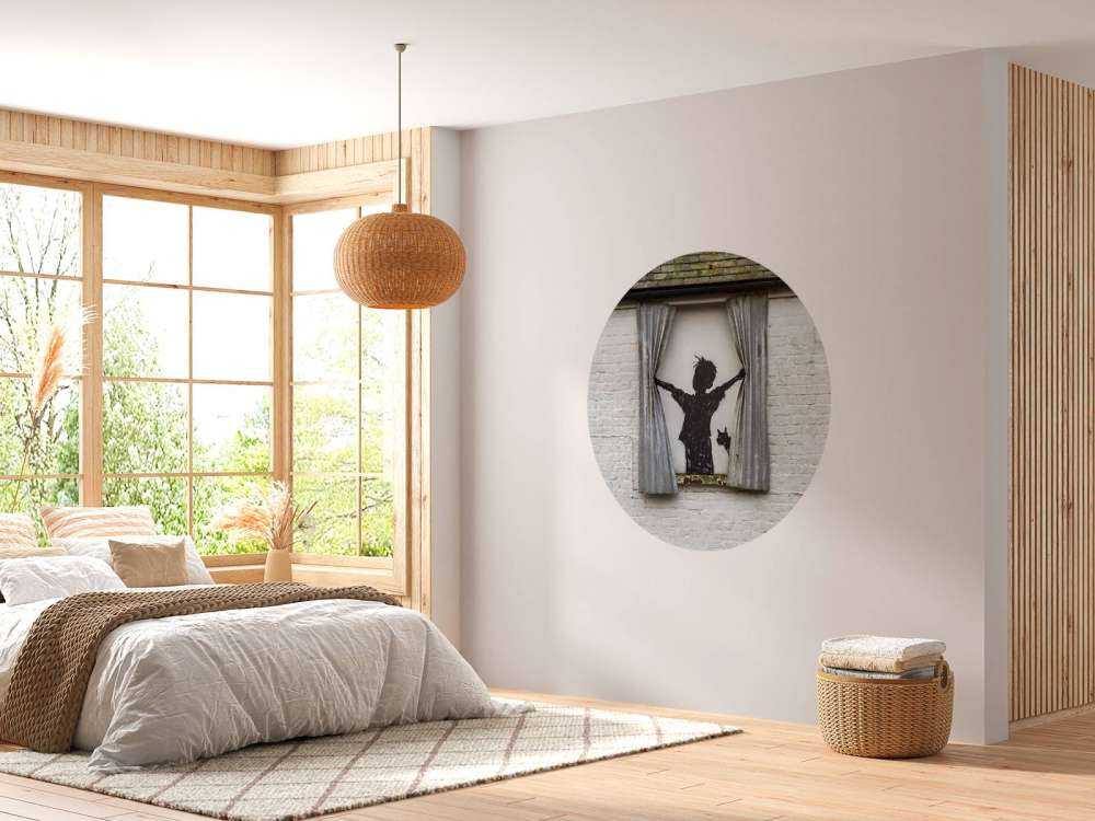 肉筆☆油絵☆F20号『Morning is Broken』Banksy/模写 Amazon｜Banksy Canvas Wall Art Abstract Graffiti Street Pop