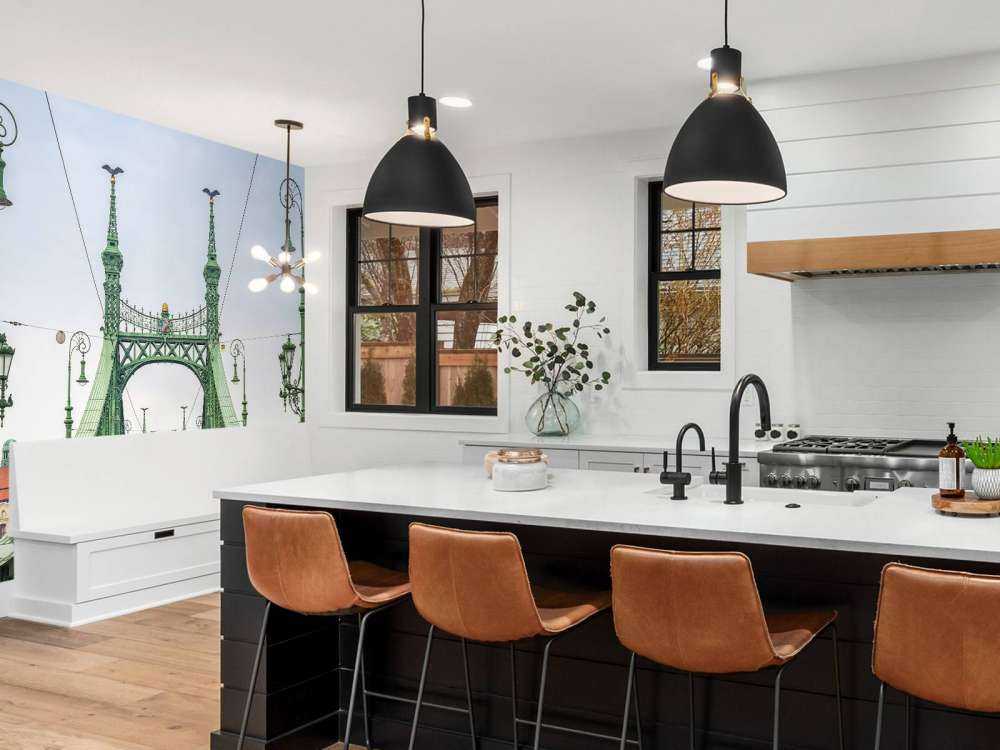 Tram line in Budapest