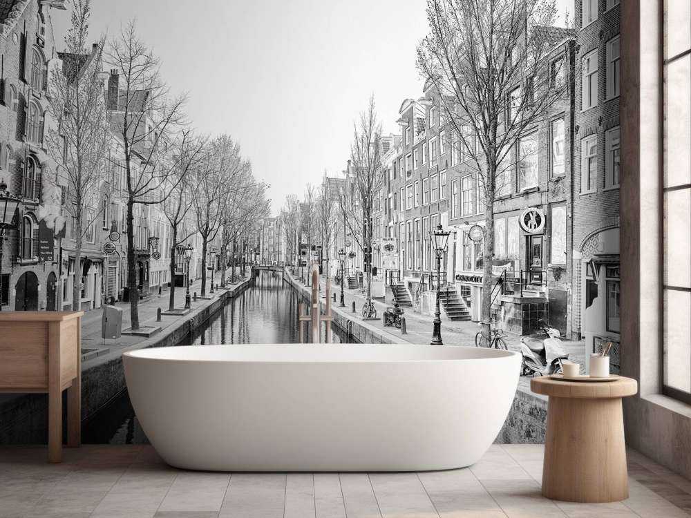 Amsterdam in black and white