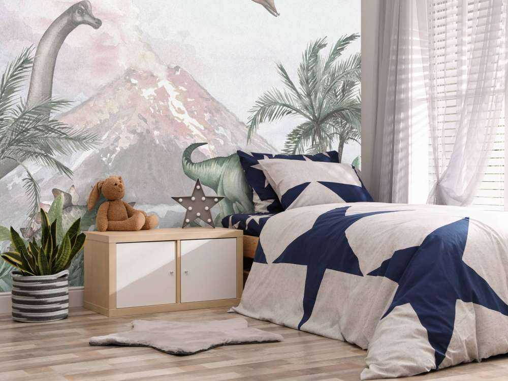 Dino's near a volcano