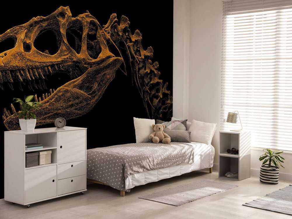 Skeleton of a dinosaur