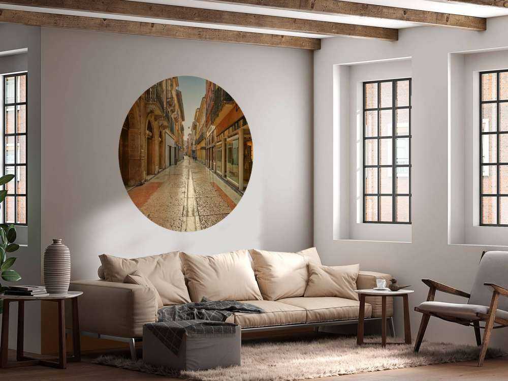 Shopping street in Italy