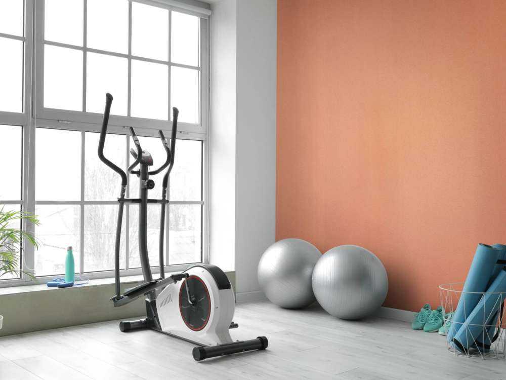 Concrete in terracotta colour