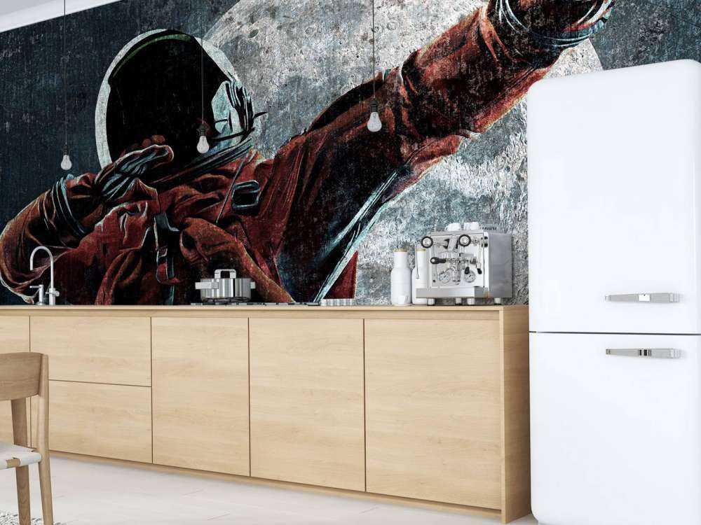 Astronaut doing the dab