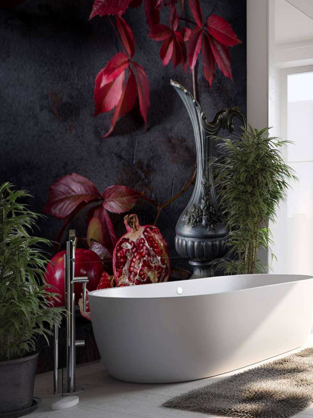 Can red wine and red fruit