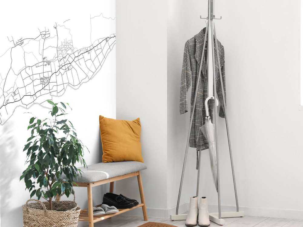 Map of Terschelling, white