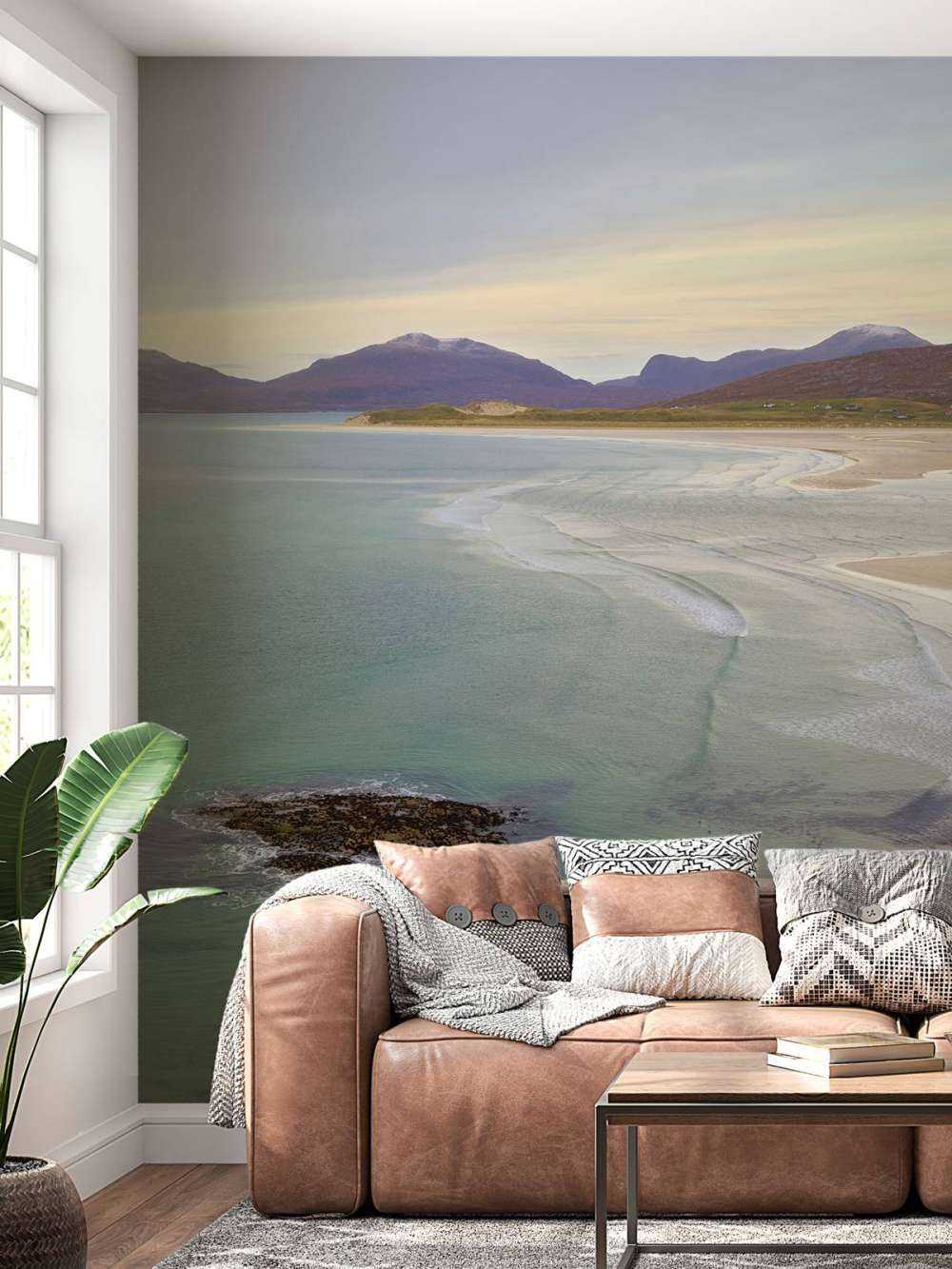 Sea and mountains along the coast