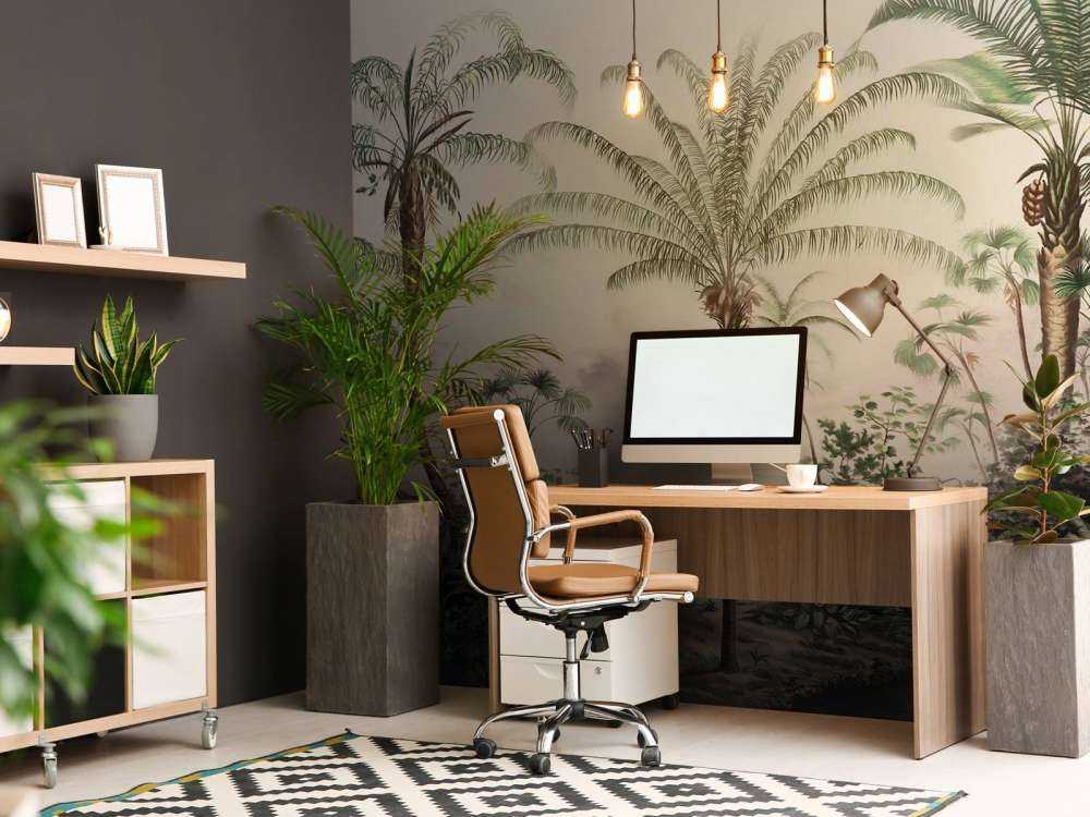 Romantic Tropics Dark Green