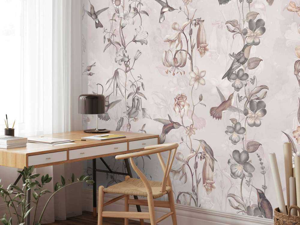 Weadow and Garden Flowers Light Yellow