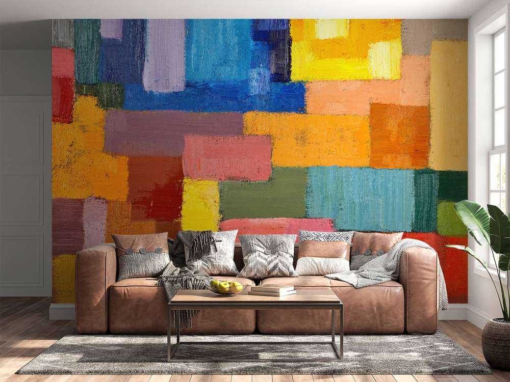 Colourful surface distribution