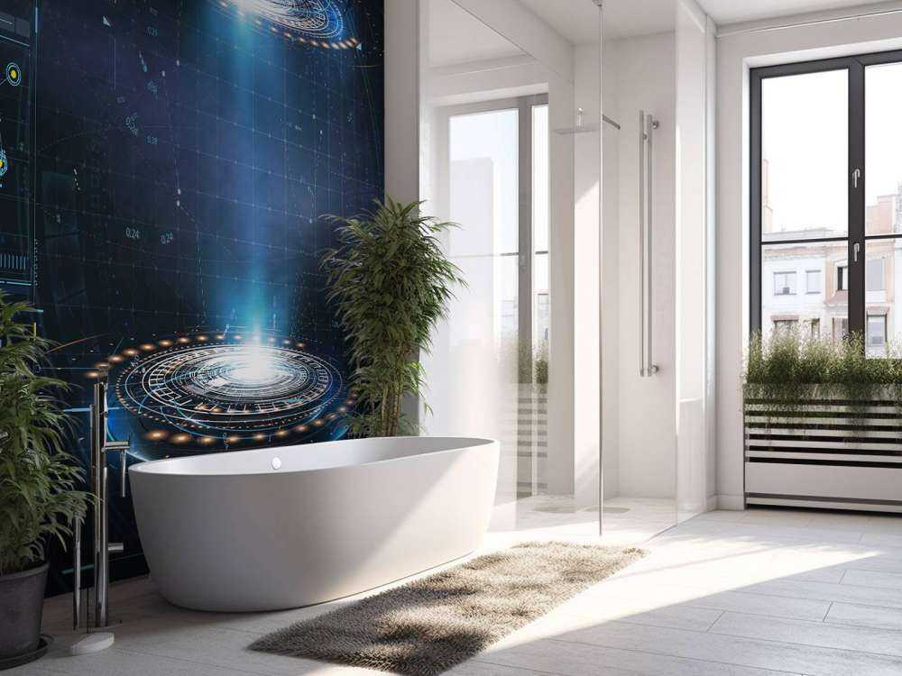 Futuristic dashboard