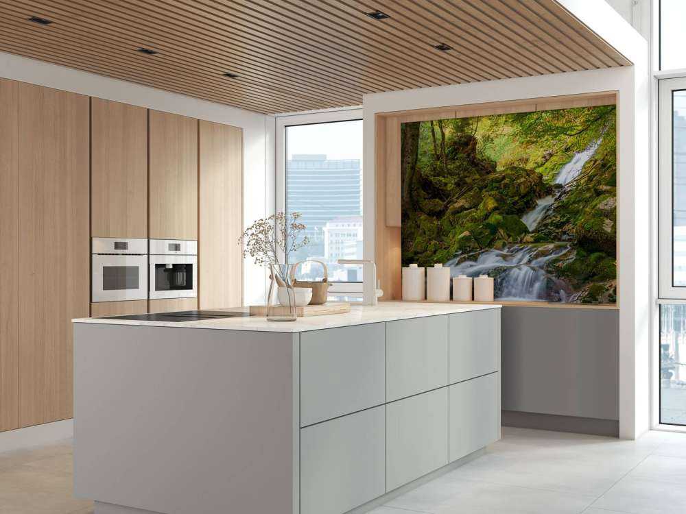 Waterfall in the middle of the forest