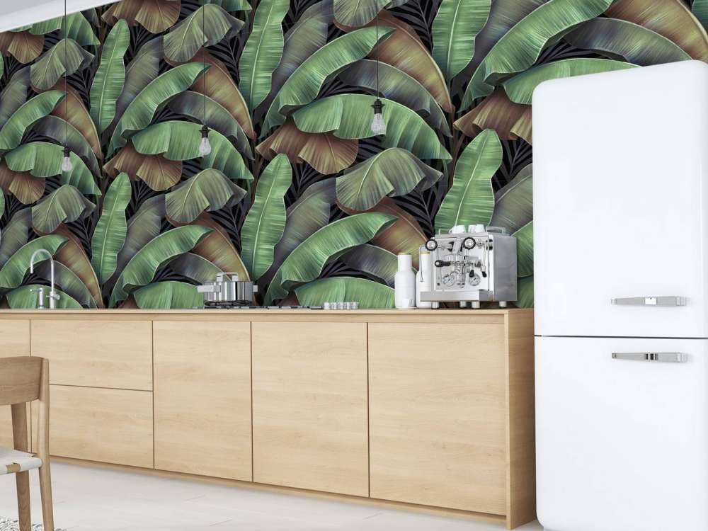 Luxury banana leaves