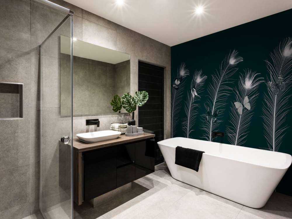 Butterflies on peacock feathers