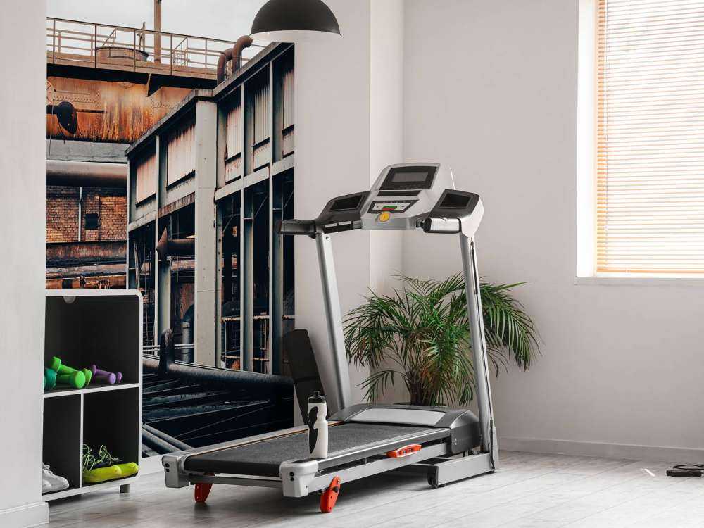 Rails at old a factory