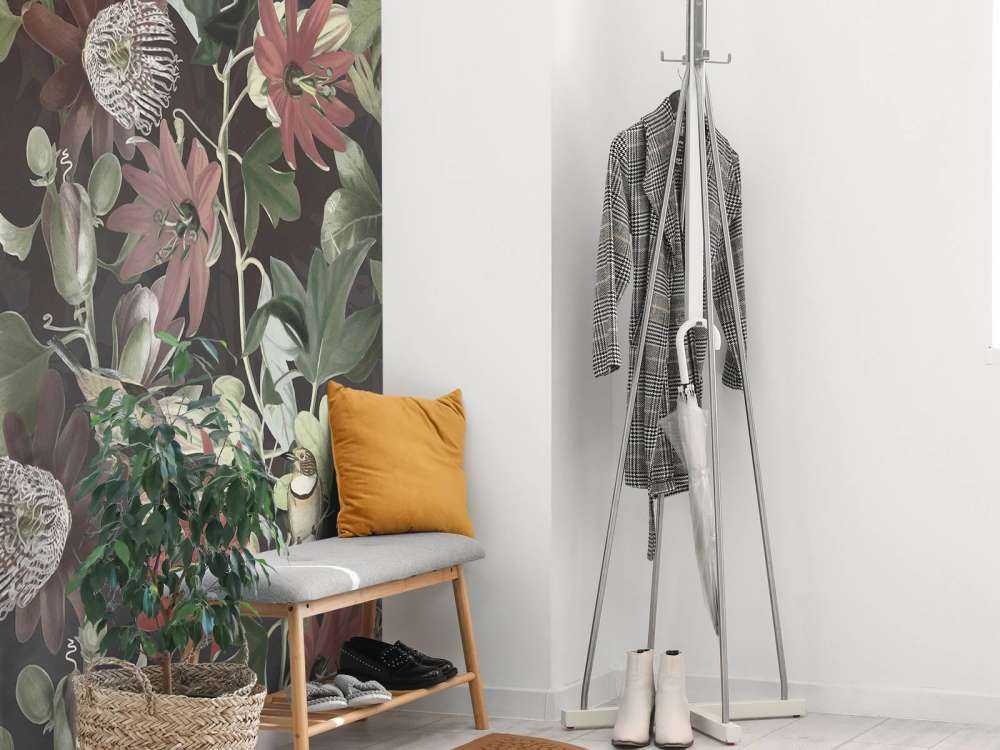 Seven Birds in Enchanted Foliage - Midnight Bloom