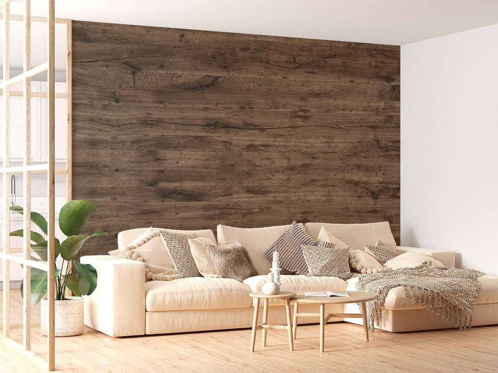 Rustic wooden planks