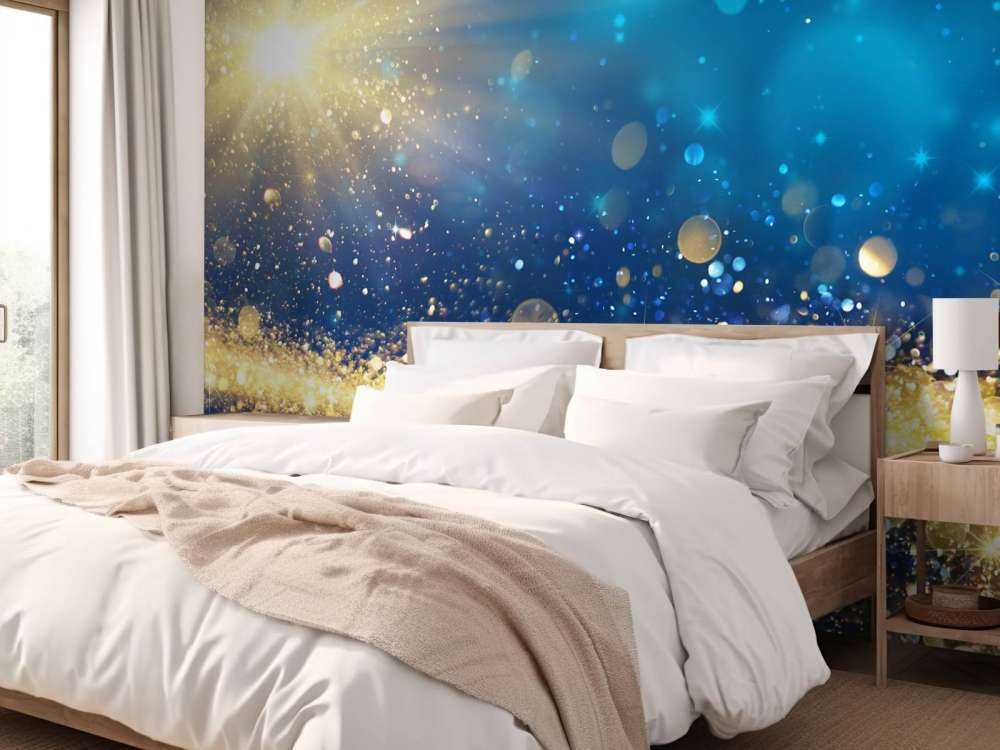 Star in shimmering night