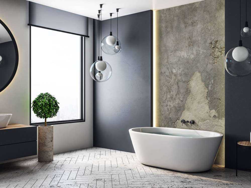 Cracked concrete with stucco