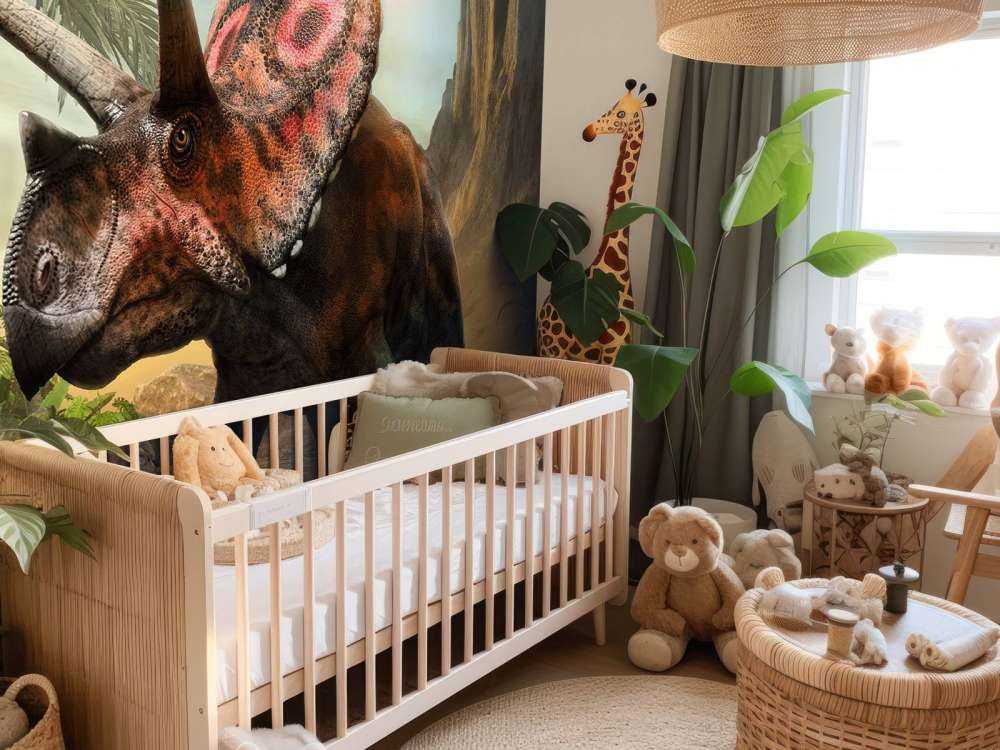 Torosaurus in the forest