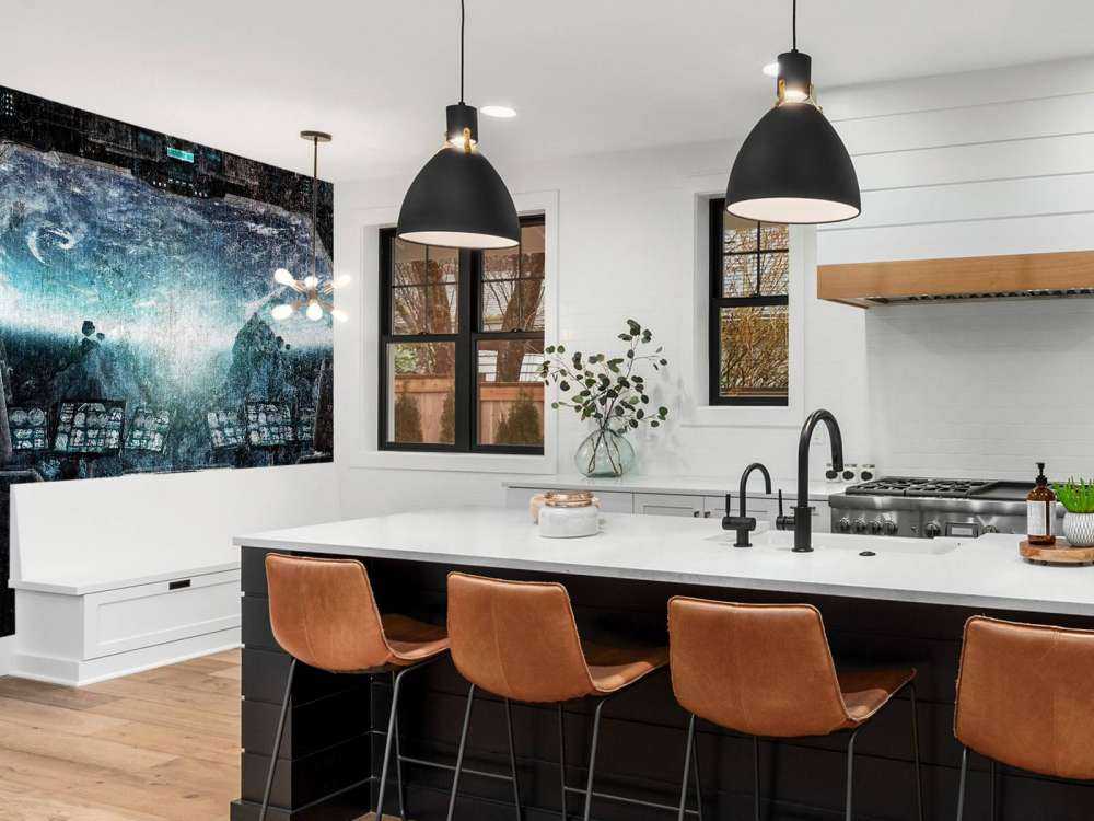 Cockpit of a spaceship