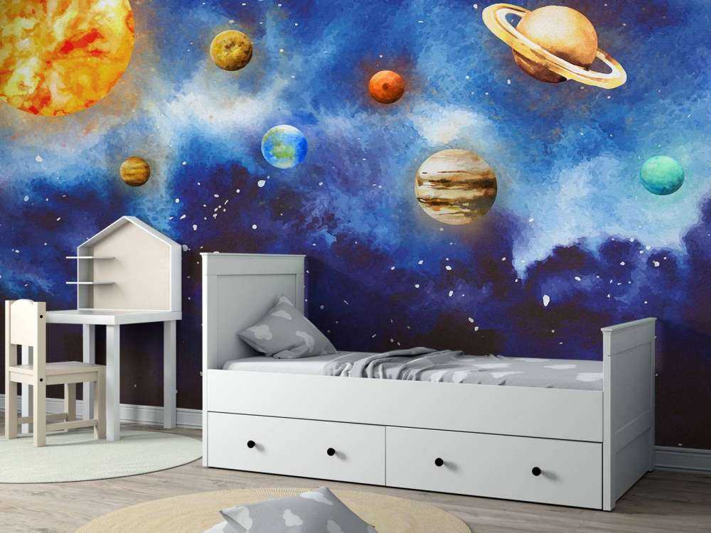 Planets in space