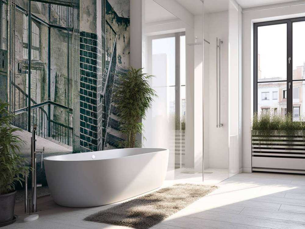 Old stairs and lift shaft