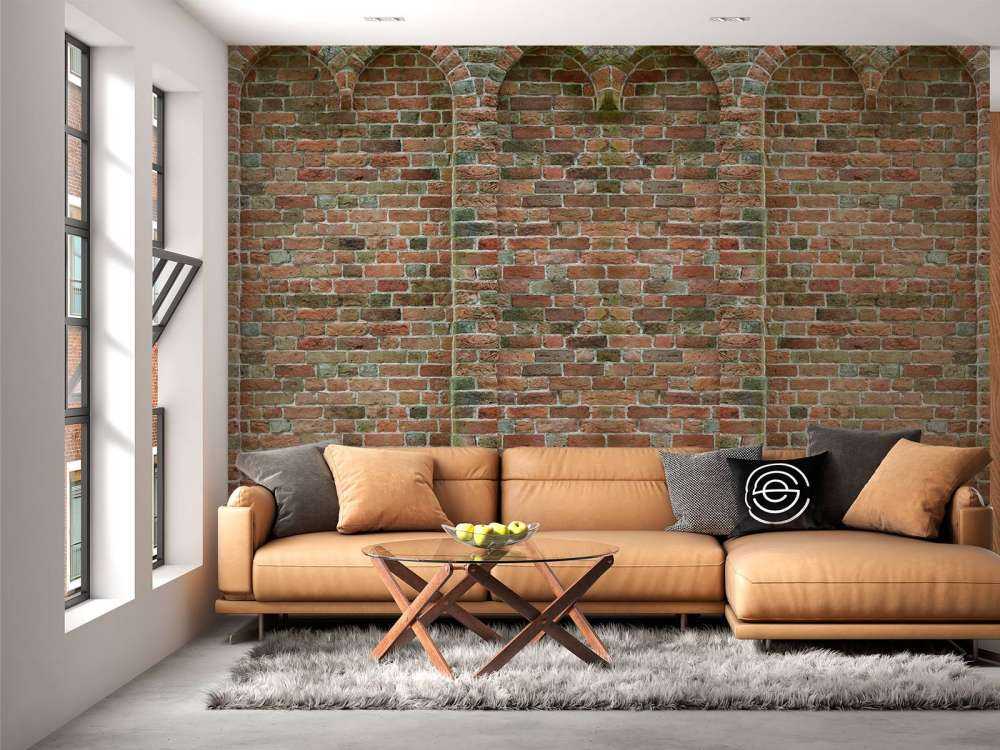 Old wall with arches