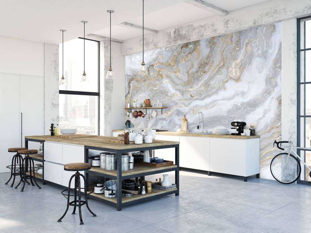 Colourful marble