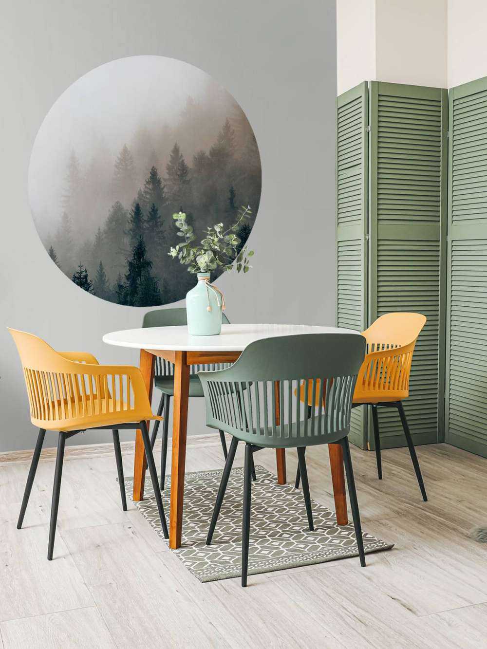 Cortina d'Ampezzo during the fog