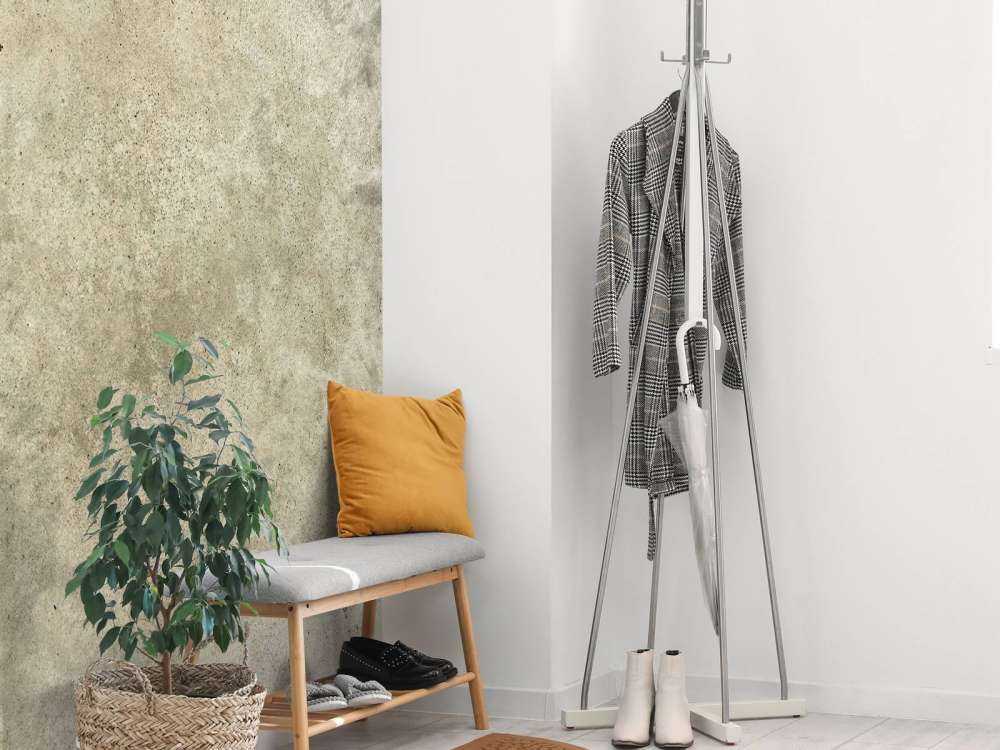 Light grey polished concrete