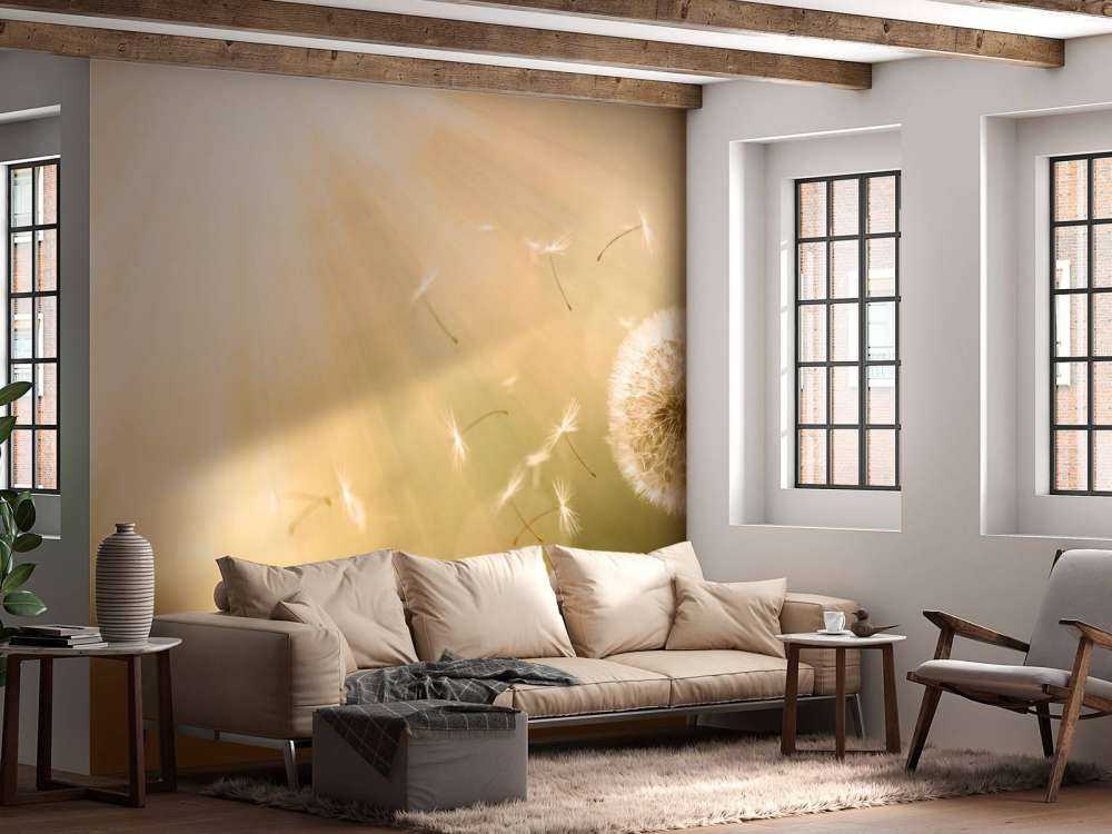 Dandelion in the wind